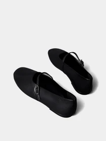 Туфли и лоферы Calvin Klein OBLIQUE BALLERINA MJ LTH HDW модель HW0HW02847-BEH Фото