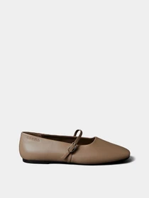 Туфлі та лофери Calvin Klein OBLIQUE BALLERINA MJ LTH HDW модель HW0HW02847-PBO Фото