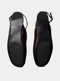 Туфли и лоферы Calvin Klein OBLIQUE BALLERINA SLINGBACK LT модель HW0HW02852-VH2 Фото
