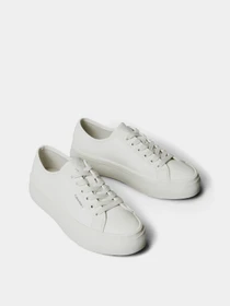 Кеды Calvin Klein VULC FLATF LACE UP LTH модель YW0YW01932-YAJ Фото