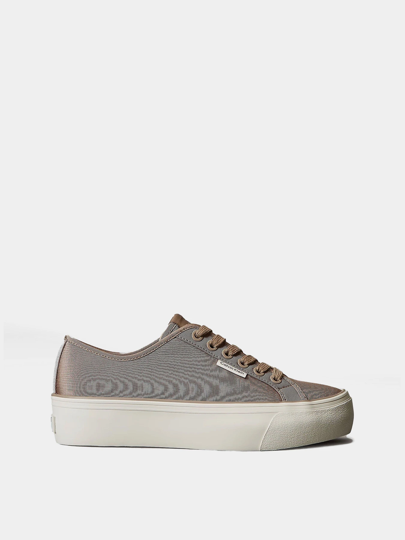 Кеди Calvin Klein VULC FLATFORM LACE UP MOIRE модель YW0YW02012-PBO Фото