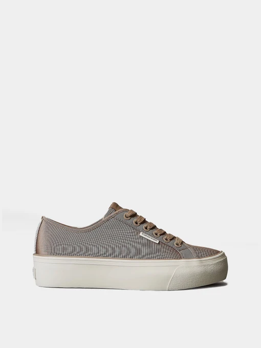 Кеды Calvin Klein VULC FLATFORM LACE UP MOIRE модель YW0YW02012-PBO Фото