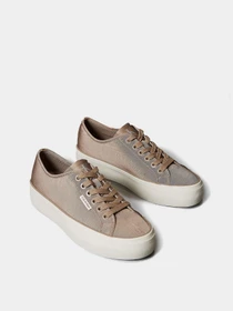 Кеди Calvin Klein VULC FLATFORM LACE UP MOIRE модель YW0YW02012-PBO Фото