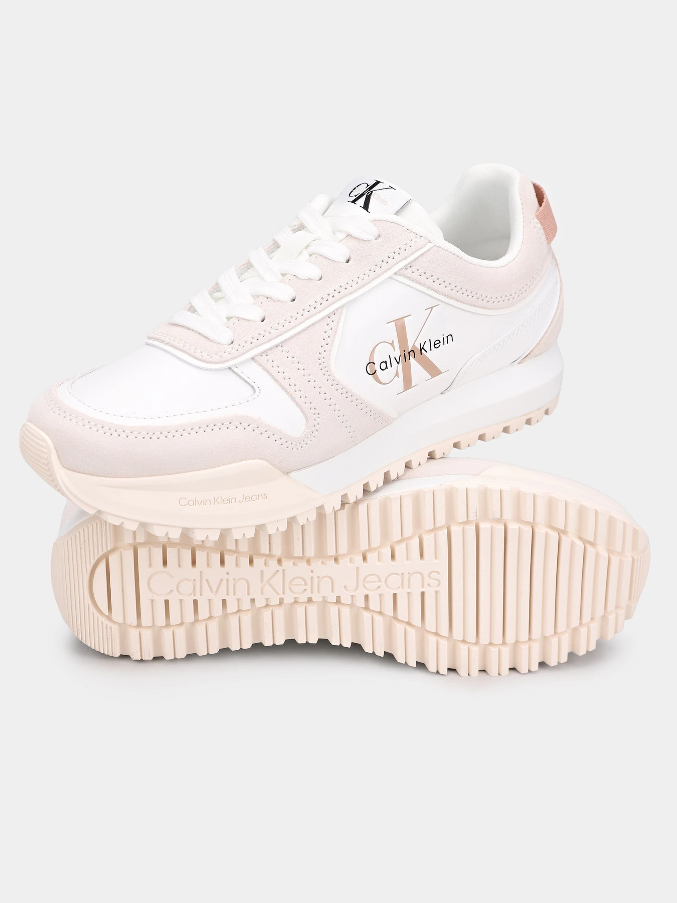 Кросівки Calvin Klein TOOTHY RUNNER LACEUP MIX модель YW0YW02052-05P Кросівки Calvin Klein TOOTHY RUNNER LACEUP MIX модель YW0YW02052-05P Фото