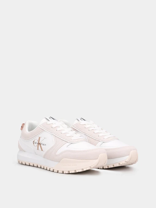 Замшеві Жіночі Кросівки повсякденні Calvin Klein TOOTHY RUNNER LACEUP MIX фото 3