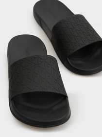 Шлёпанцы Calvin Klein ESS SLIDE PU AOP модель HW0HW03024-0GT Фото