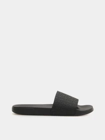 Шльопанці Calvin Klein ESS SLIDE PU AOP модель HW0HW03024-0GT Фото