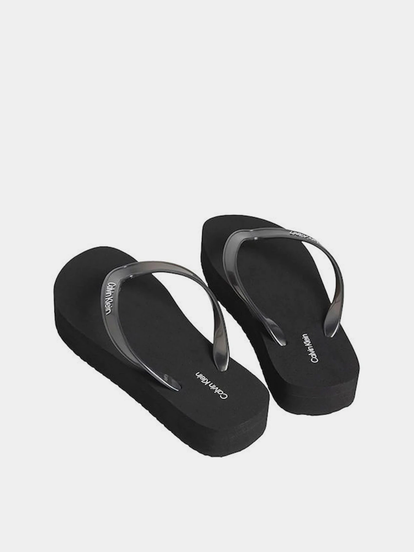 Шлёпанцы Calvin Klein FLATFORM FLIP FLOP MET TPU модель HW0HW03120-0GJ Фото