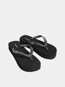 Шлёпанцы Calvin Klein FLATFORM FLIP FLOP MET TPU модель HW0HW03120-0GJ Фото