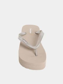 Шлёпанцы Calvin Klein FLATFORM FLIP FLOP MET TPU модель HW0HW03120-PBO Фото