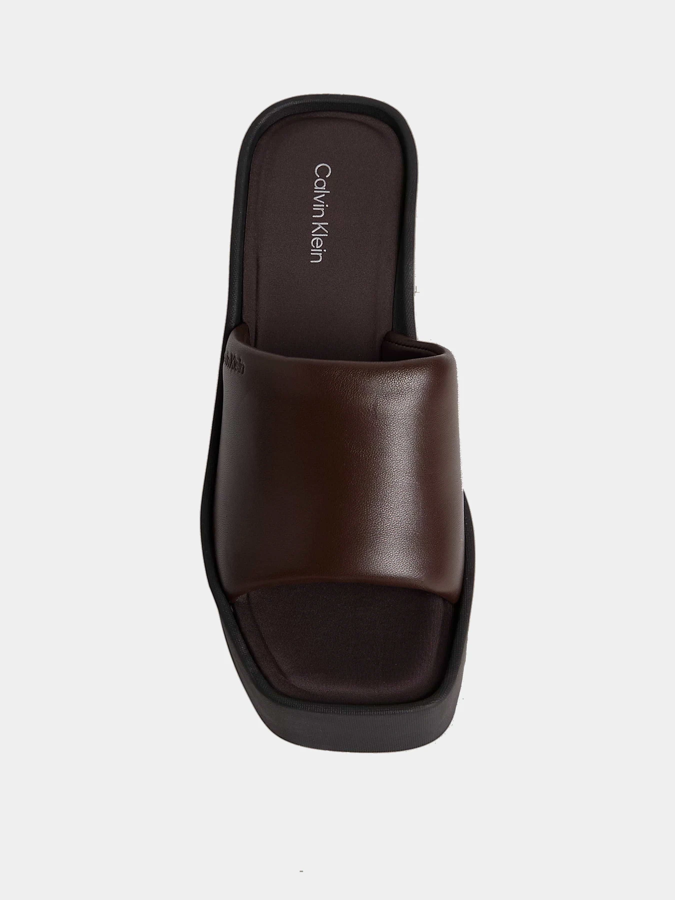 Шлёпанцы Calvin Klein WEDGE 70 SNDL MULE LTH модель HW0HW02881-0HN Шлёпанцы Calvin Klein WEDGE 70 SNDL MULE LTH модель HW0HW02881-0HN Фото