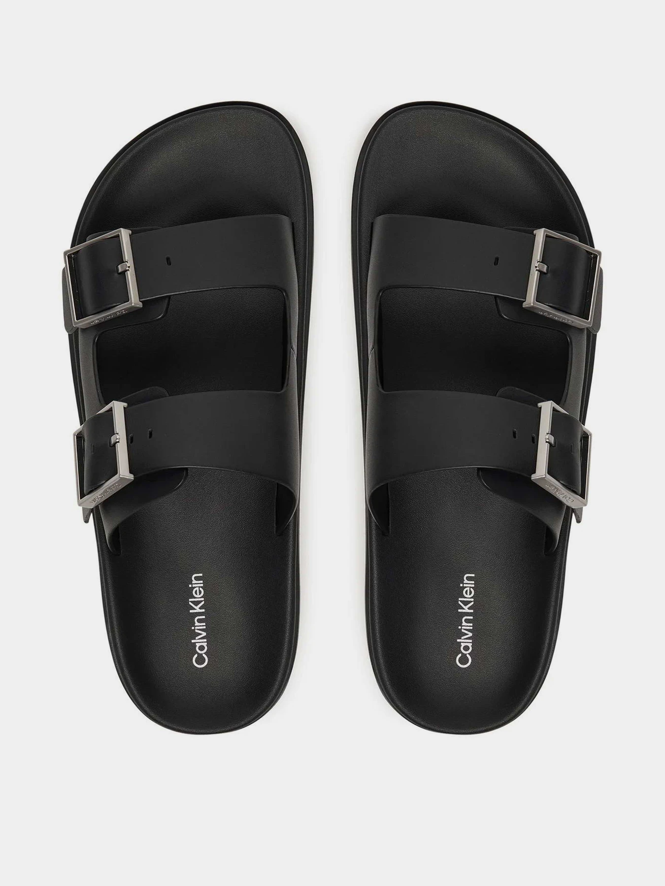 Шлёпанцы Calvin Klein CITY SANDAL BUCKLE LTH модель HW0HW02885-0GJ Шлёпанцы Calvin Klein CITY SANDAL BUCKLE LTH модель HW0HW02885-0GJ Фото