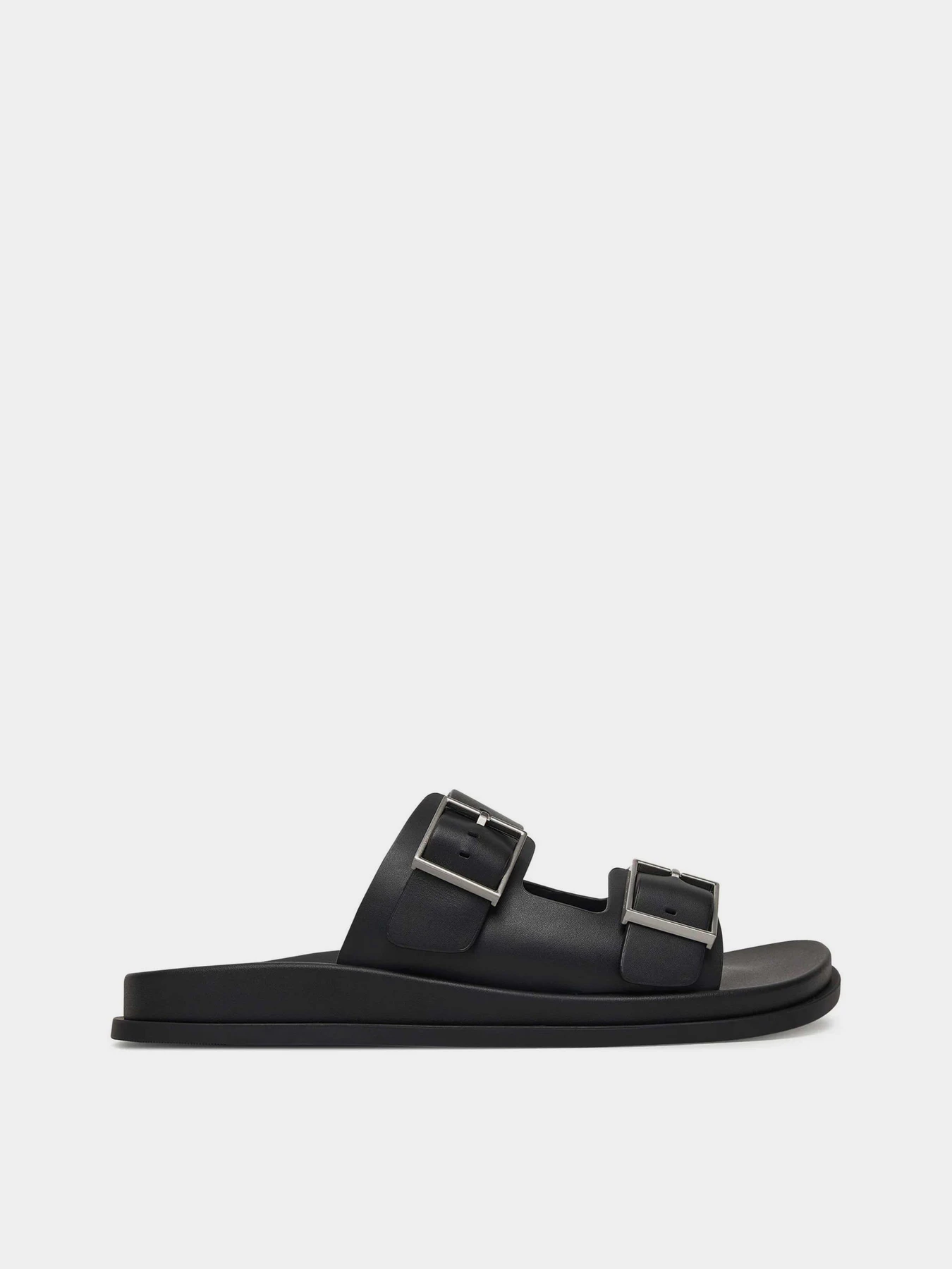 Шлёпанцы Calvin Klein CITY SANDAL BUCKLE LTH модель HW0HW02885-0GJ Шлёпанцы Calvin Klein CITY SANDAL BUCKLE LTH модель HW0HW02885-0GJ Фото