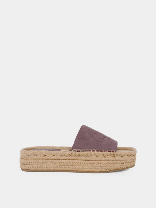 Шлёпанцы Calvin Klein FLATF ESPA MULE NUB MG модель HW0HW02890-PD8 Фото