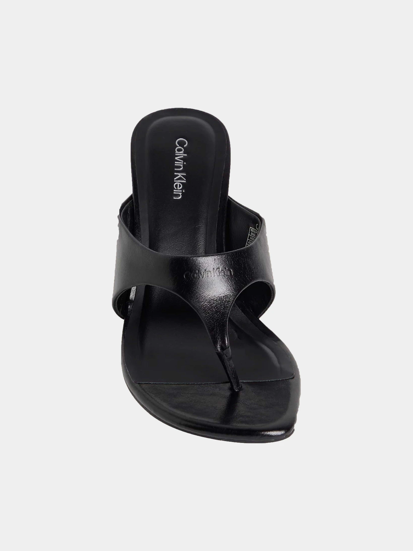 Шлёпанцы Calvin Klein SCULPT KITT HEEL SNDL THONG LT модель HW0HW02920-0GJ Шлёпанцы Calvin Klein SCULPT KITT HEEL SNDL THONG LT модель HW0HW02920-0GJ Фото