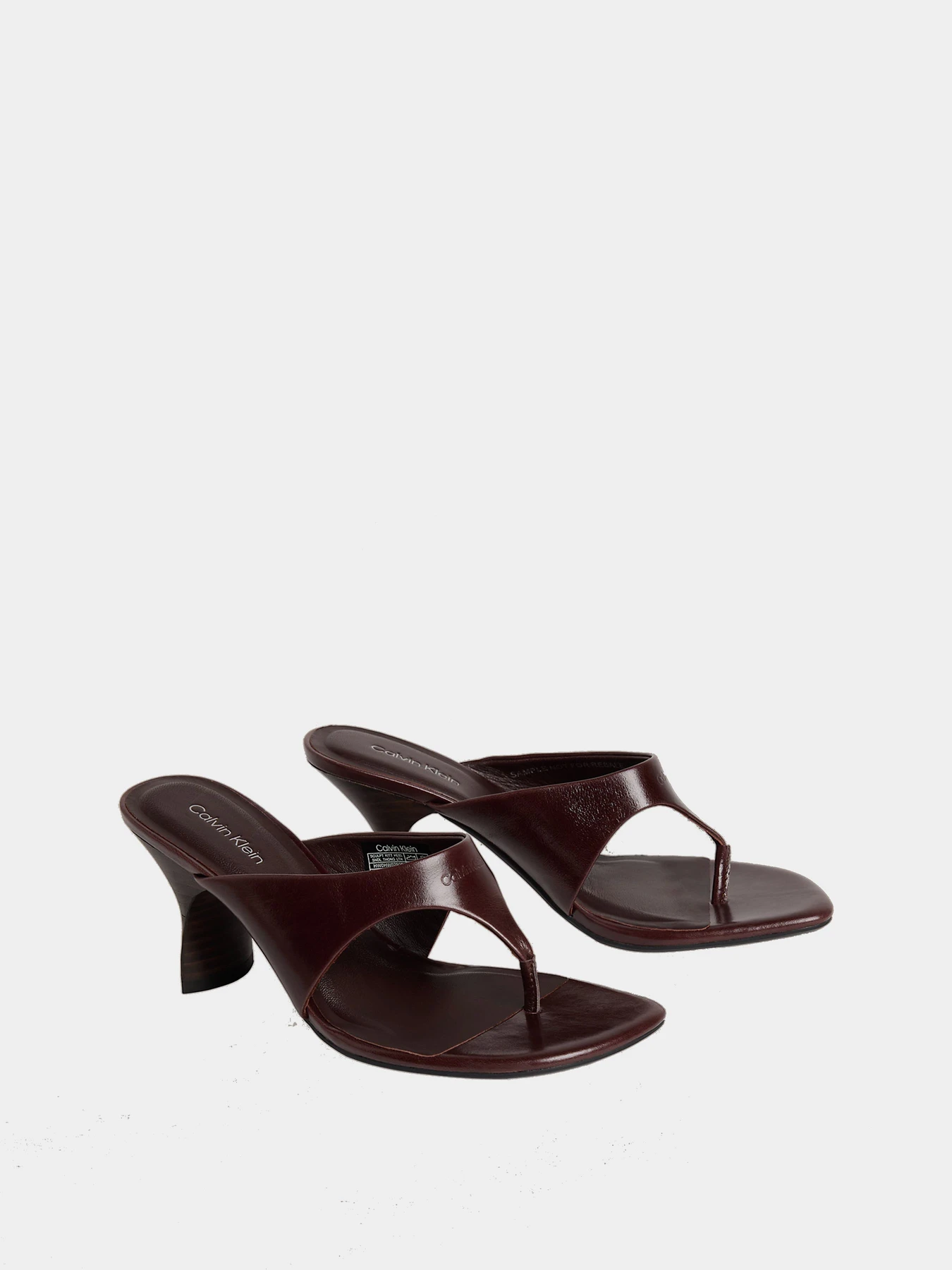 Шльопанці Calvin Klein SCULPT KITT HEEL SNDL THONG LT модель HW0HW02920-VH2 Шльопанці Calvin Klein SCULPT KITT HEEL SNDL THONG LT модель HW0HW02920-VH2 Фото