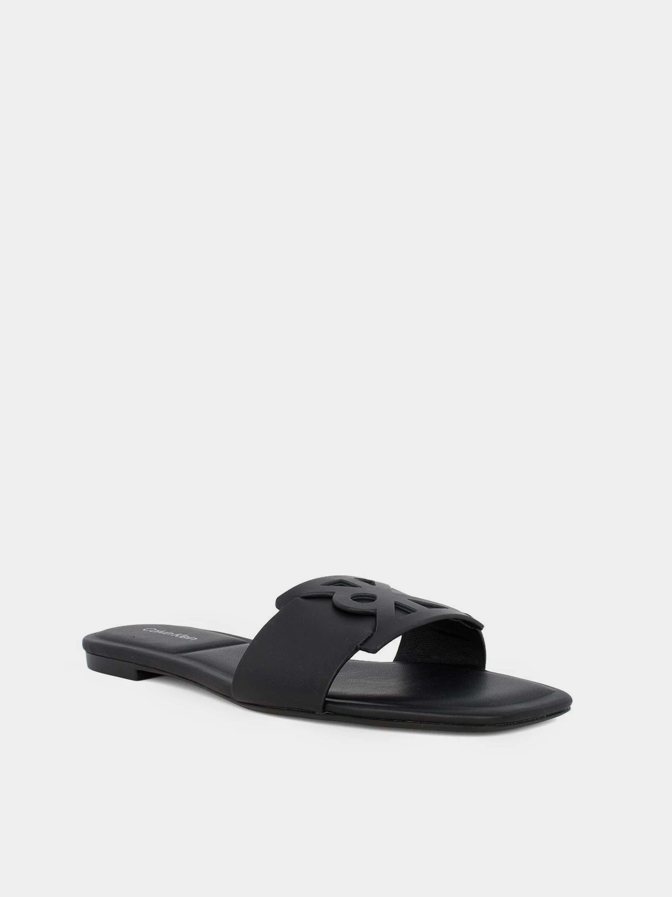 Шлёпанцы Calvin Klein SQUARE FLAT SANDAL EMBLEM модель HW0HW03128-0GJ Фото
