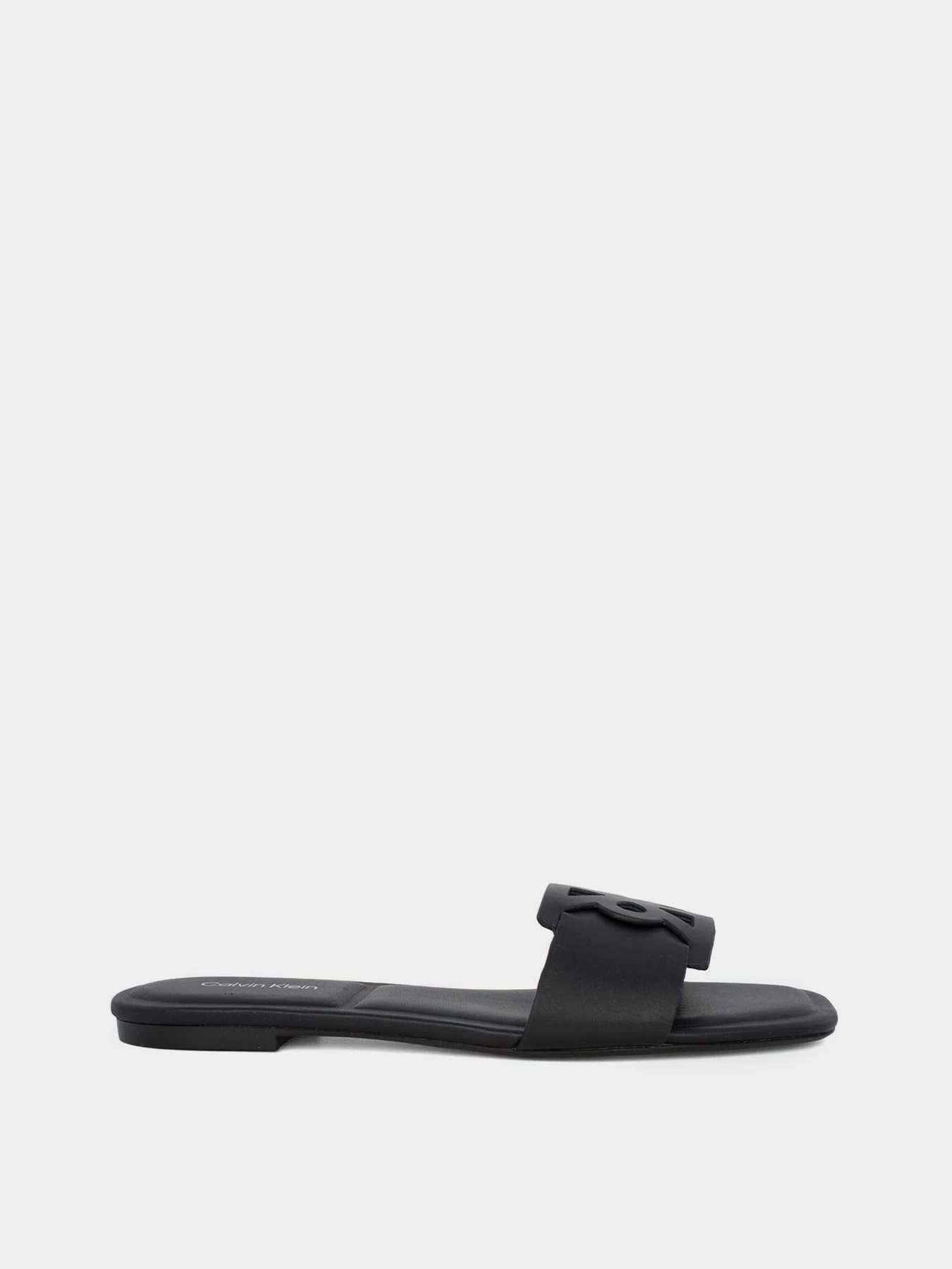 Шлёпанцы Calvin Klein SQUARE FLAT SANDAL EMBLEM модель HW0HW03128-0GJ Фото