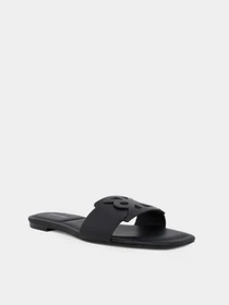 Шлёпанцы Calvin Klein SQUARE FLAT SANDAL EMBLEM модель HW0HW03128-0GJ Фото