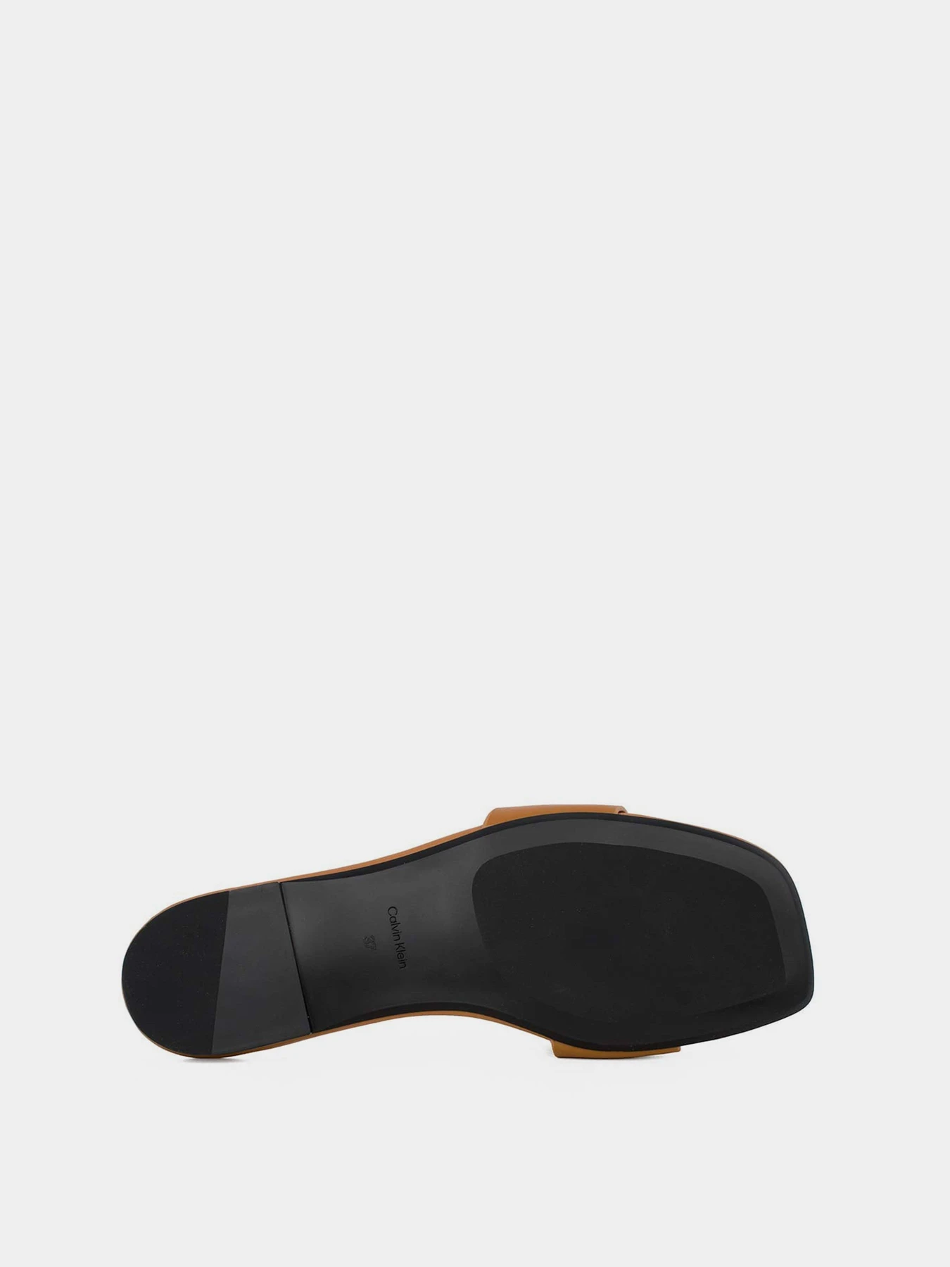 Шлёпанцы Calvin Klein SQUARE FLAT SANDAL EMBLEM модель HW0HW03128-GBQ Фото