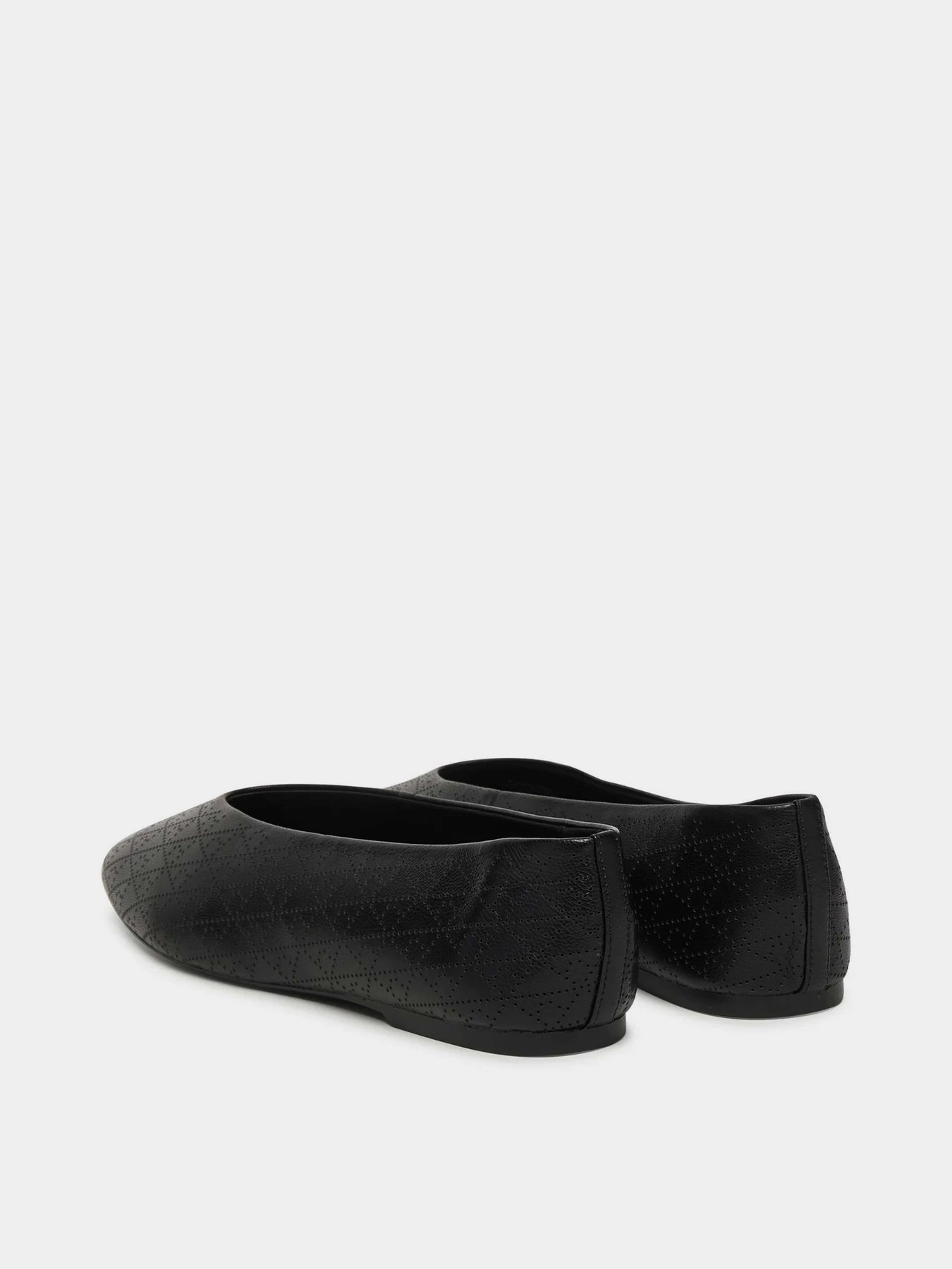 Туфли и лоферы Calvin Klein SQUARE BALLERINA AOP LTH модель HW0HW02936-0GT Фото