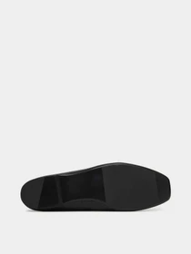 Туфли и лоферы Calvin Klein SQUARE BALLERINA AOP LTH модель HW0HW02936-0GT Фото