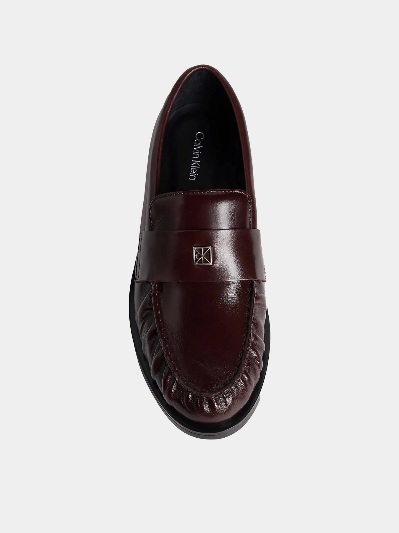 Туфли и лоферы Calvin Klein ROUND LOAFER LTH HDW модель HW0HW03031-VH2 Туфли и лоферы Calvin Klein ROUND LOAFER LTH HDW модель HW0HW03031-VH2 Фото
