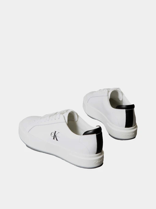 Шкіряні Жіночі Кеди низькі Calvin Klein BASKET CUPS LACEUP LTH ML фото 2
