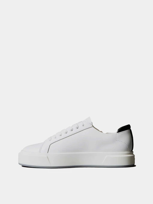 Шкіряні Жіночі Кеди низькі Calvin Klein BASKET CUPS LACEUP LTH ML фото 3