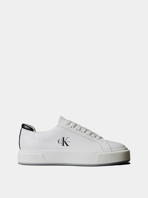 Кеды Calvin Klein BASKET CUPS LACEUP LTH ML модель YW0YW01945-01W Фото