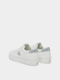 Кеды Calvin Klein VULC FLATF LTH SILVER LOGO TAG модель YW0YW01877-02R Фото
