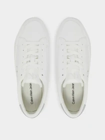 Кеды Calvin Klein VULC FLATF LTH SILVER LOGO TAG модель YW0YW01877-02R Фото