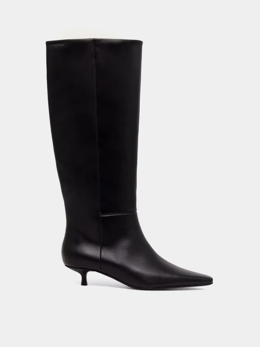 Черевики та чоботи Calvin Klein KITTEN HEEL HIGH BOOT LTH модель HW0HW03167-0GJ Фото
