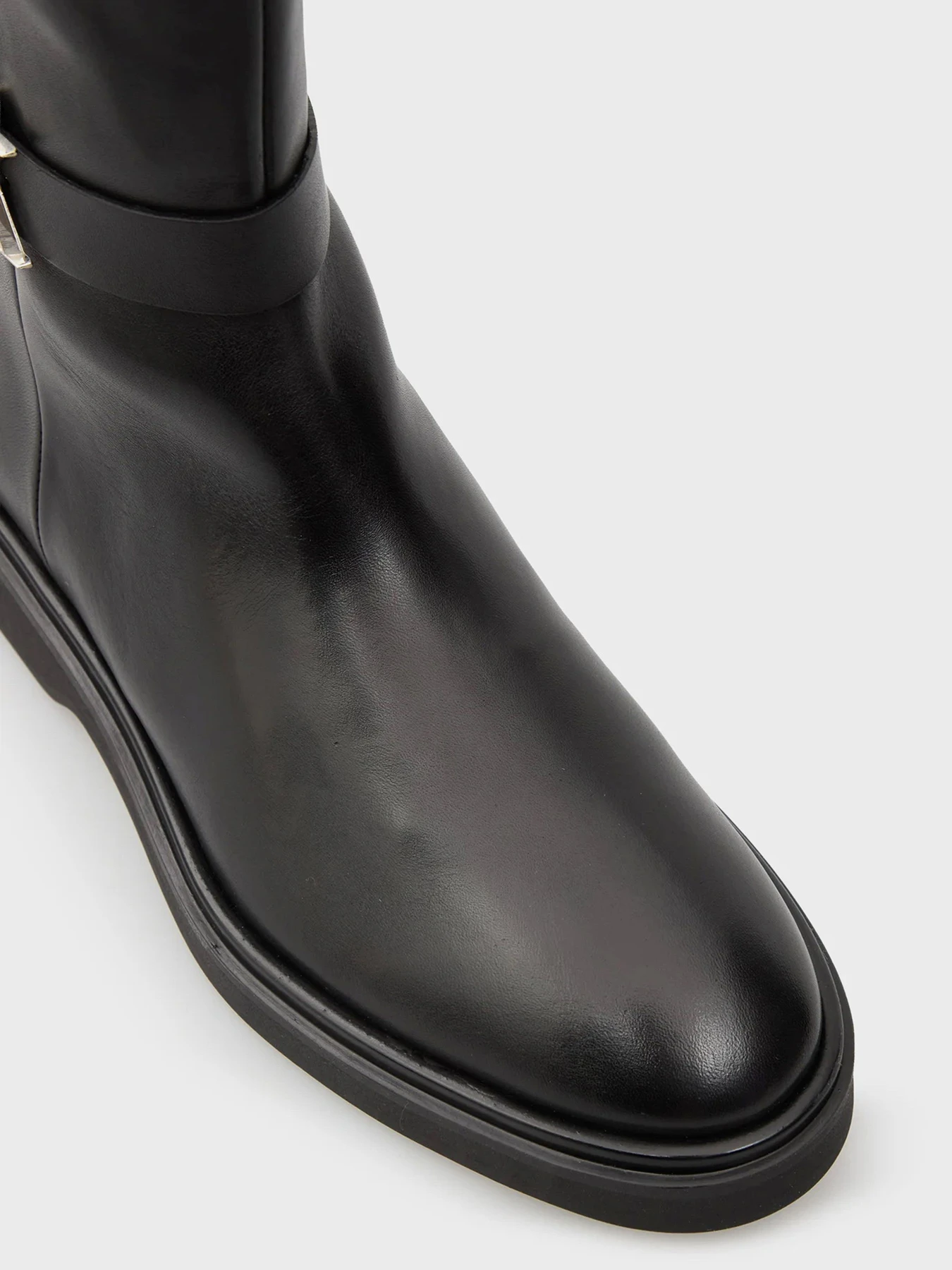 Ботинки и сапоги Calvin Klein SQUARE HIGH BOOT LTH MG HDW модель HW0HW03187-0GJ Фото
