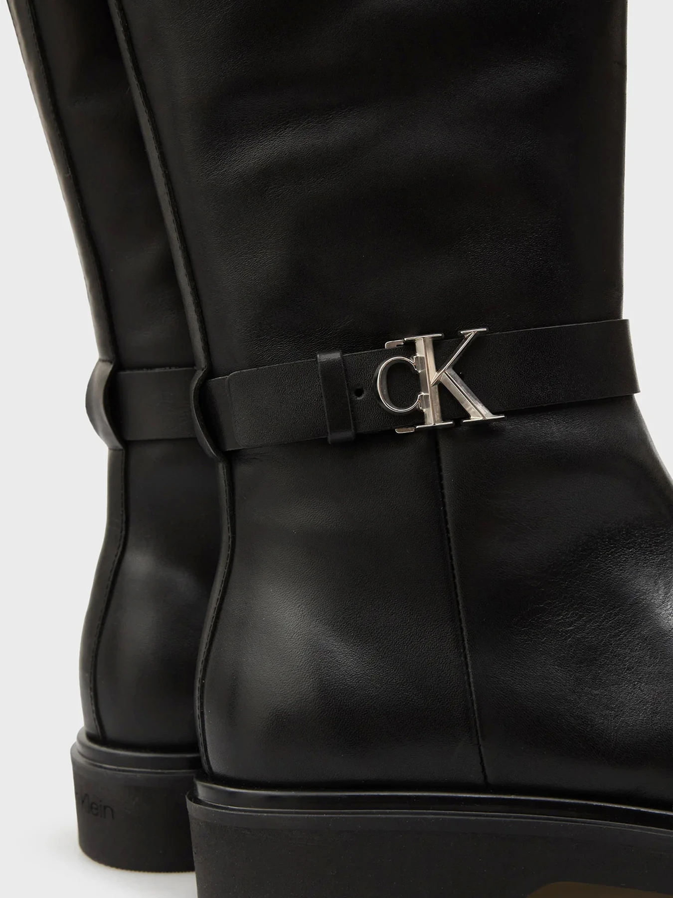 Ботинки и сапоги Calvin Klein SQUARE HIGH BOOT LTH MG HDW модель HW0HW03187-0GJ Фото