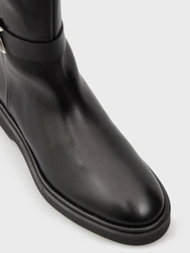 Ботинки и сапоги Calvin Klein SQUARE HIGH BOOT LTH MG HDW модель HW0HW03187-0GJ Фото