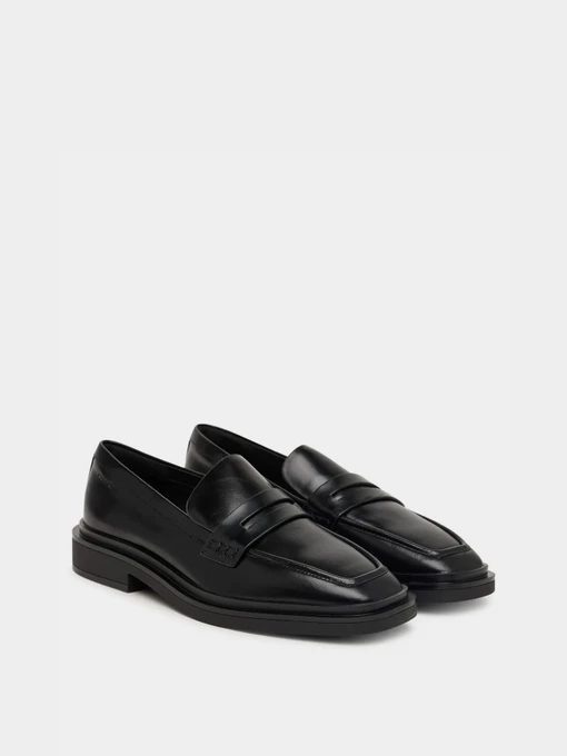 Шкіряні Жіночі Лофери Calvin Klein SQUARE LOAFER LTH фото 3