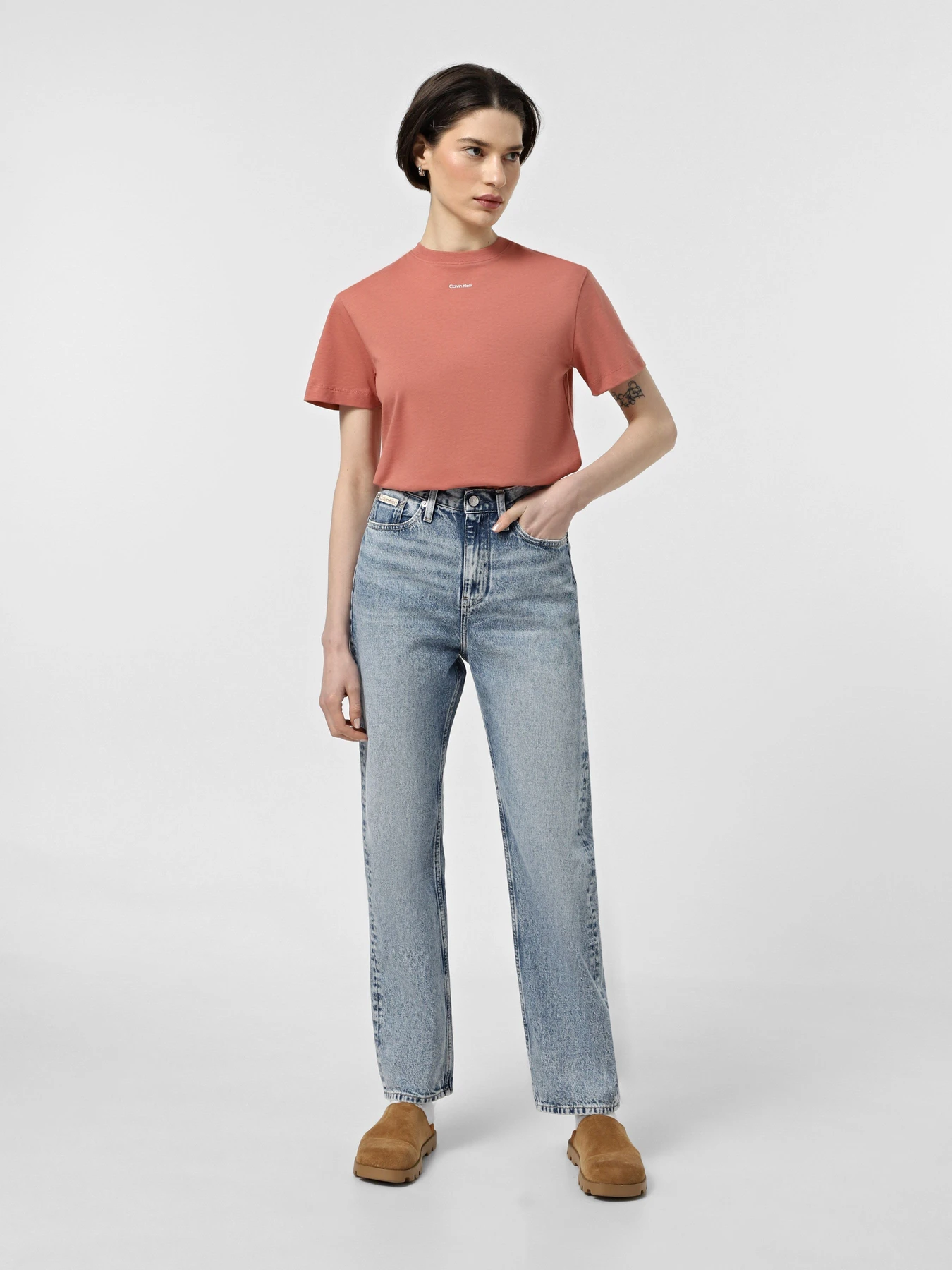 Джинси Calvin Klein Jeans High Rise Straight модель J20J224031-1A4 Фото