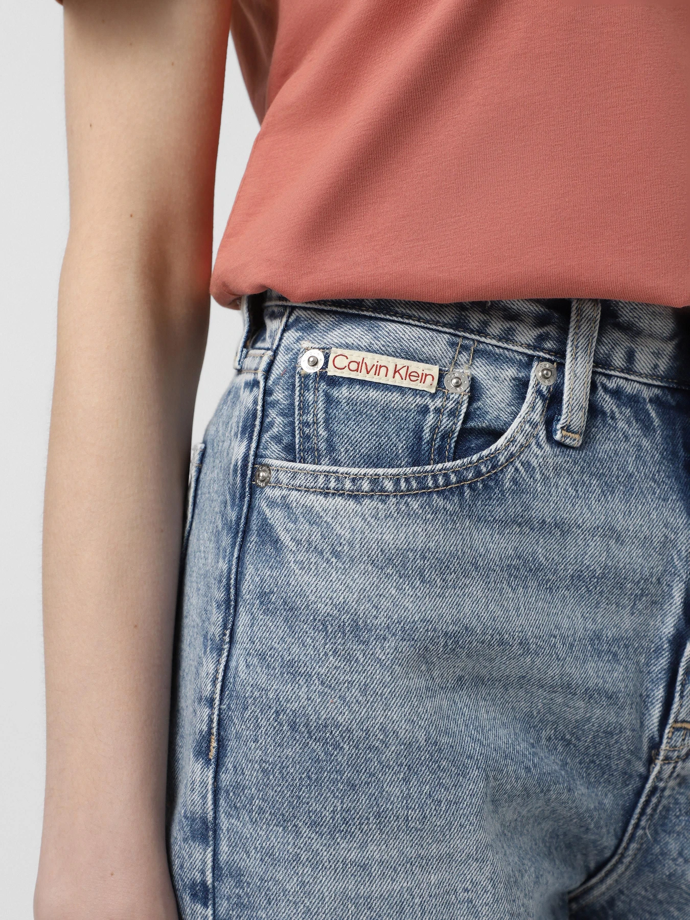 Джинси Calvin Klein Jeans High Rise Straight модель J20J224031-1A4 Фото