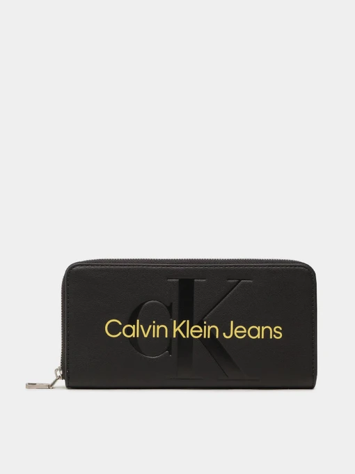 Кошельки Calvin Klein Sculpted Mono Zip Around Mono модель K60K607634-0GN Фото