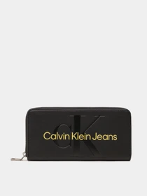 Кошельки Calvin Klein Sculpted Mono Zip Around Mono модель K60K607634-0GN Фото