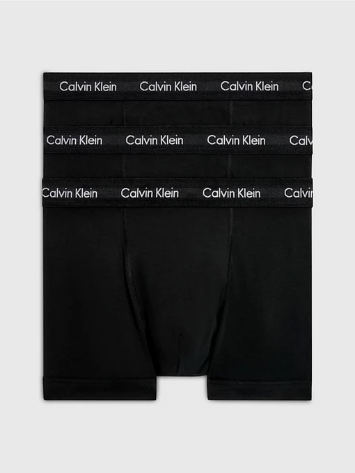 Нижня білизна Calvin Klein Underwear 3 Pack Trunks - Cotton Stretch модель 0000U2662G-XWB Фото