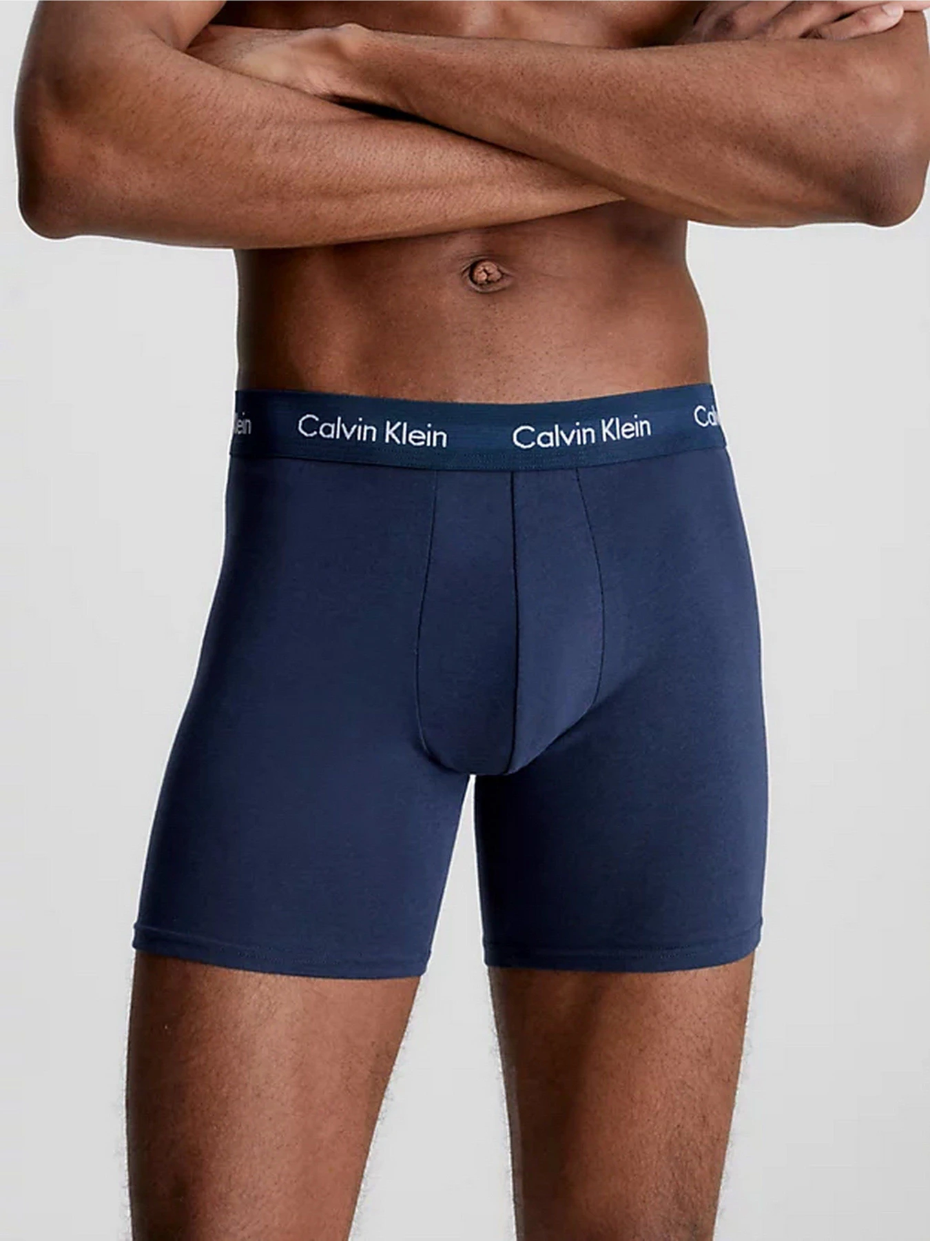 Нижнее белье Calvin Klein Underwear 3-Pack Boxers - Cotton Stretch модель 000NB1770A-4KU Фото