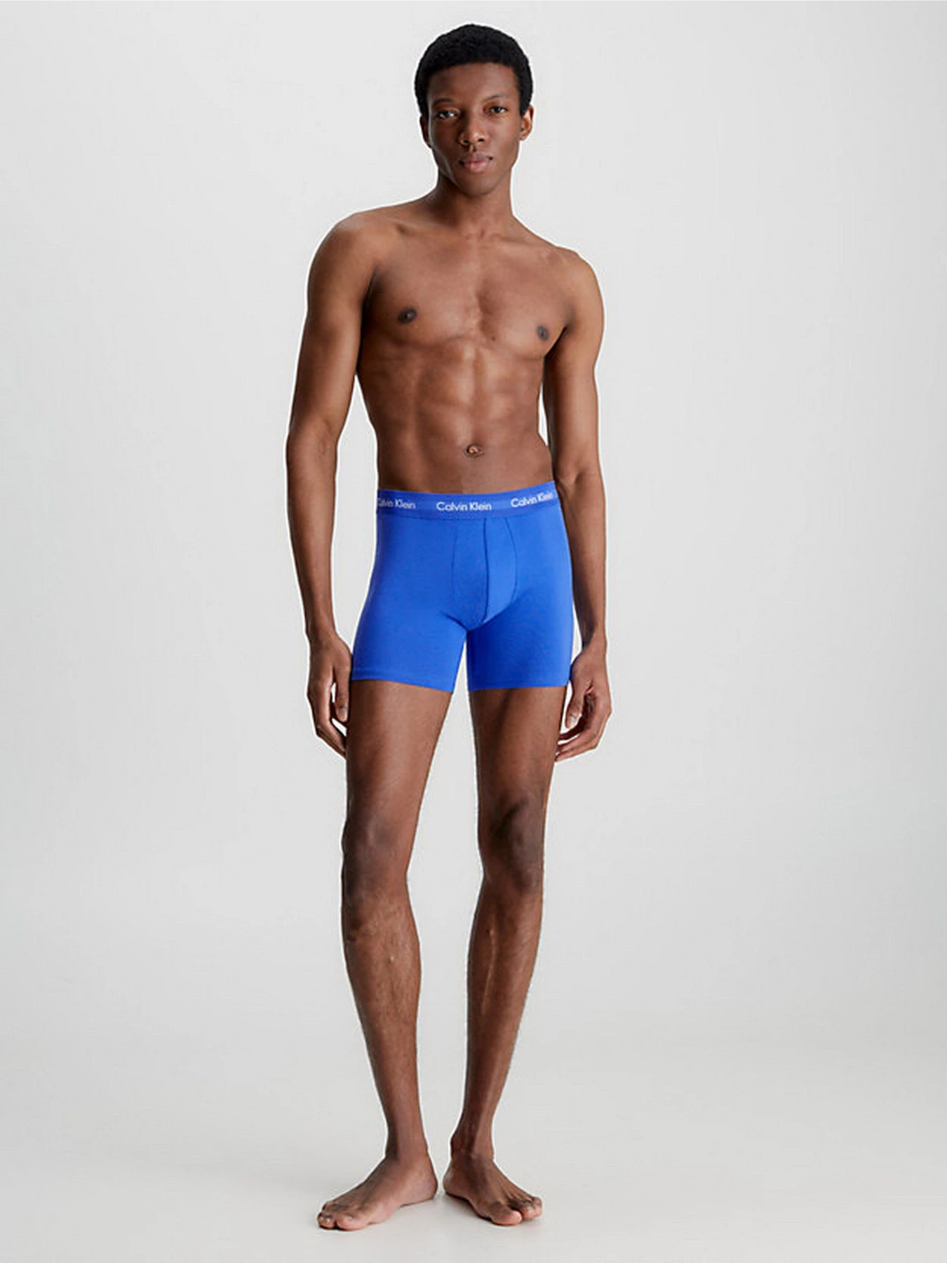 Нижнее белье Calvin Klein Underwear 3-Pack Boxers - Cotton Stretch модель 000NB1770A-4KU Фото