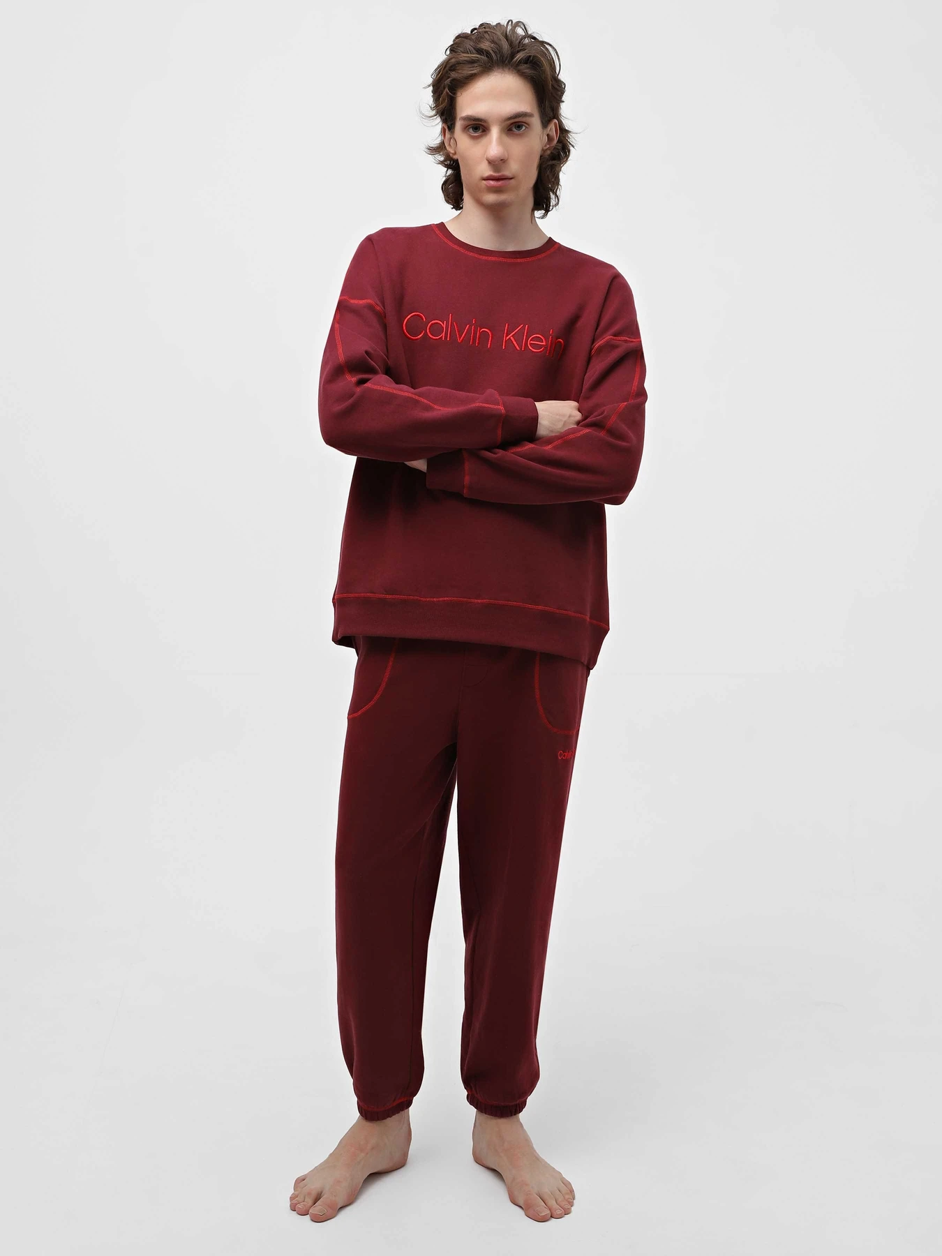 Худи и свитшоты Calvin Klein Underwear Ls Sweatshirt модель 000NM2458E-GEX Худи и свитшоты Calvin Klein Underwear Ls Sweatshirt модель 000NM2458E-GEX Фото