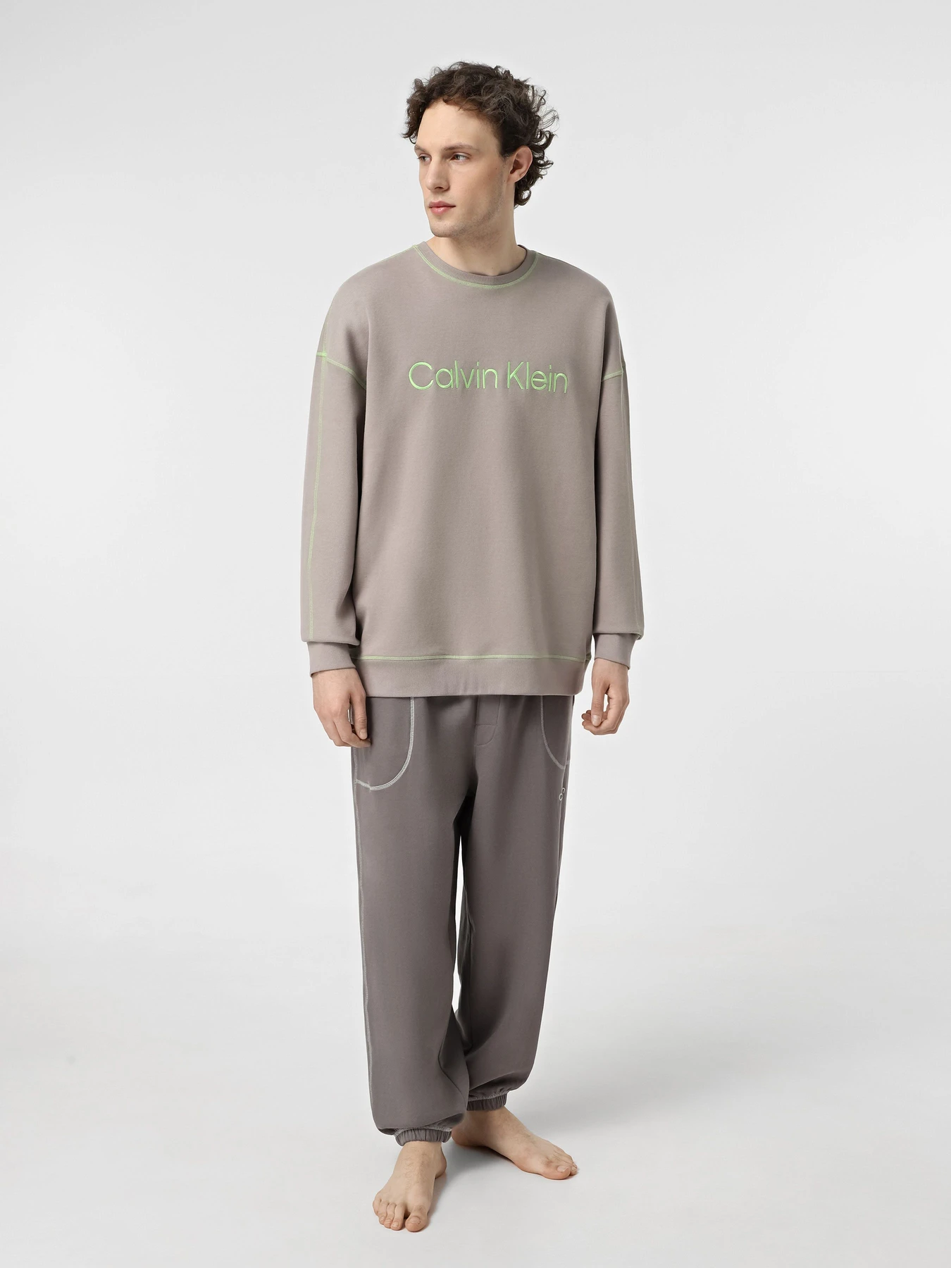 Худи и свитшоты Calvin Klein Underwear Ls Sweatshirt модель 000NM2458E-PET Фото