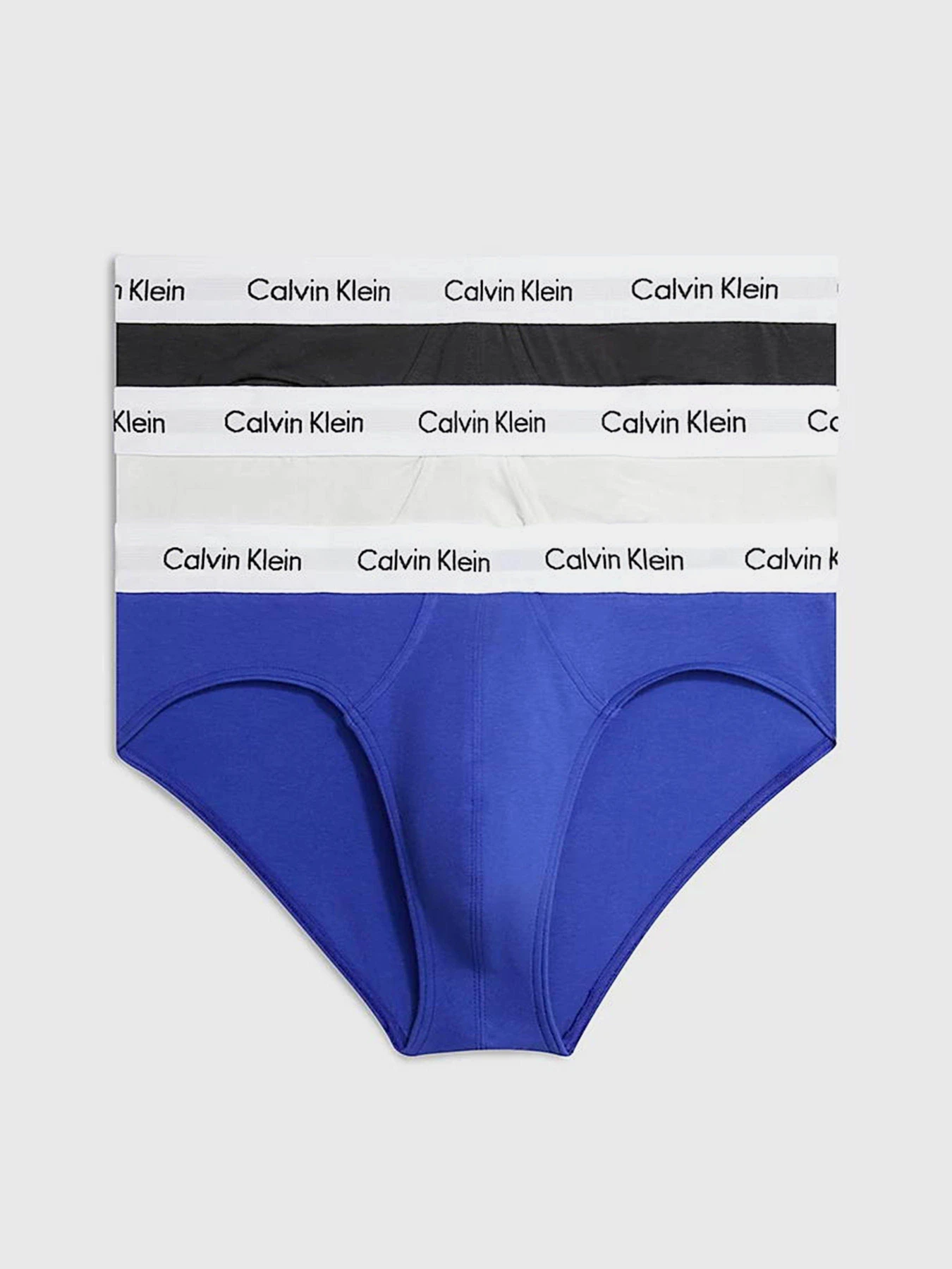 Нижнее белье Calvin Klein Underwear 3P Hip Brief модель 0000U2661G-H4U Фото