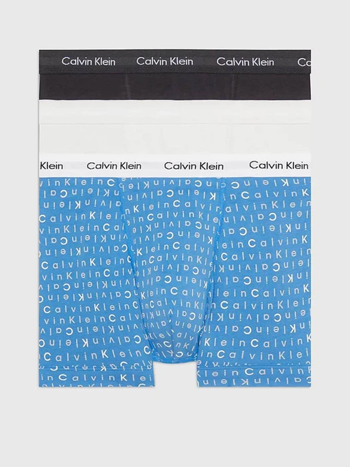 Нижня білизна Calvin Klein Underwear 3 Pack Trunks - Cotton Stretch модель 0000U2662G-H4Y Фото