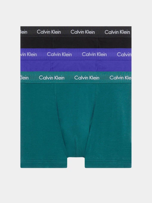Нижня білизна Calvin Klein Underwear 3 Pack Trunks - Cotton Stretch модель 0000U2662G-JGO Фото