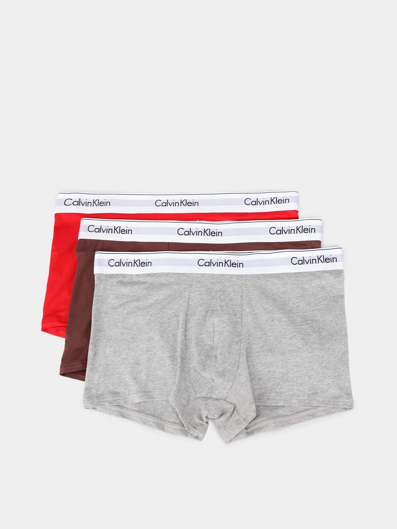 Нижнее белье Calvin Klein Underwear Trunk 3Pk модель 000NB2380A-GVZ Фото